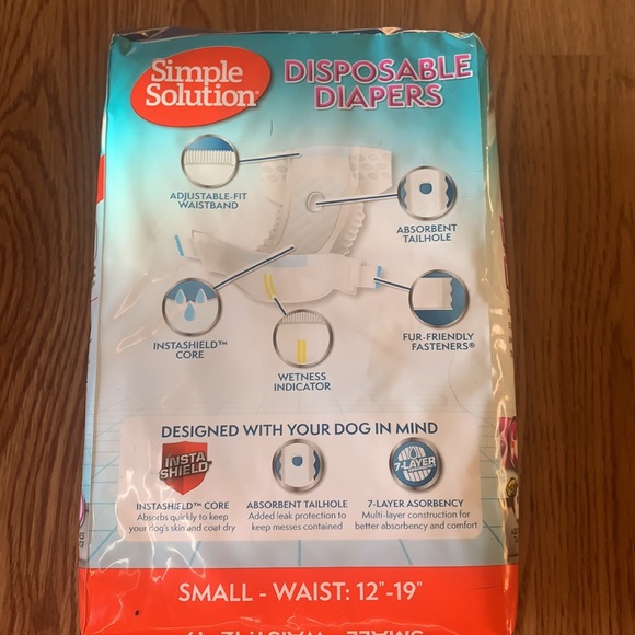 SIMPLE SOLUTIONS Disposable Diapers Small 12 pack - Picture 5 of 5